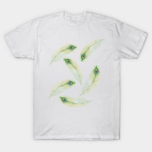Feather Pattern - Peacock Feather T-Shirt